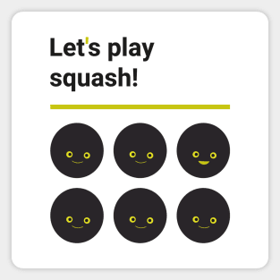 Squash balls Magnet